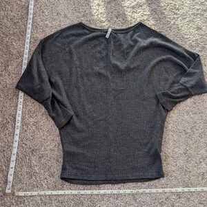 Elegant Gray Women's Top